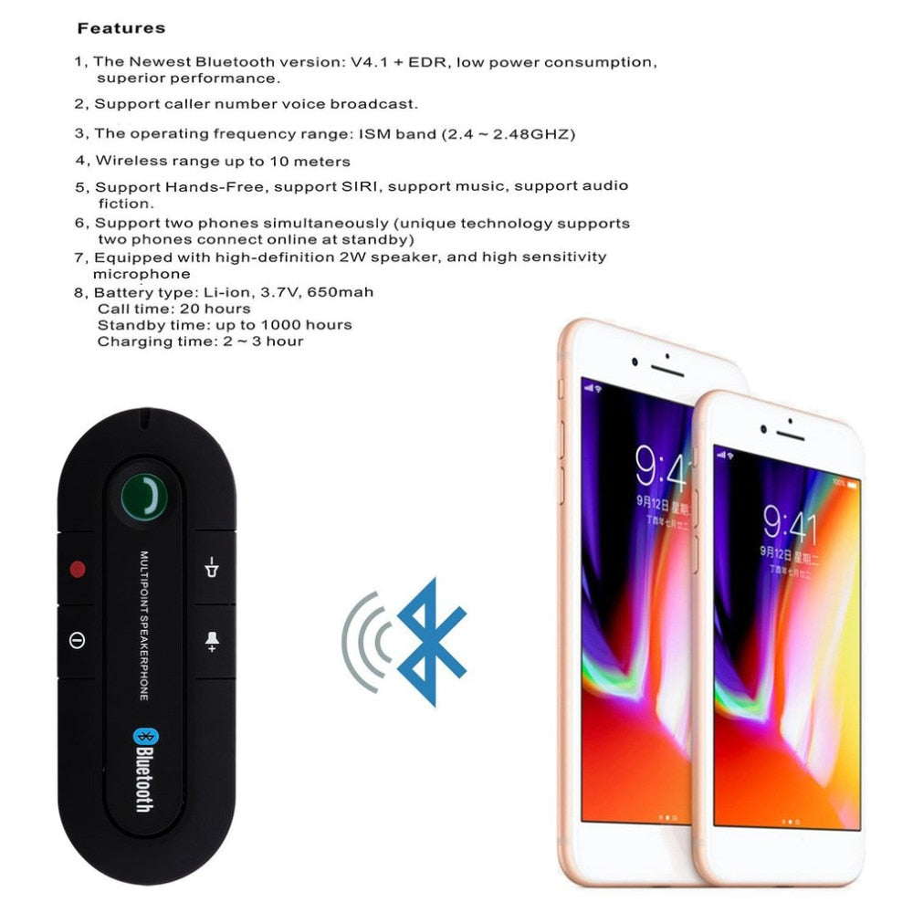 Sandsberg | Bluetooth Hands-free Car Speaker