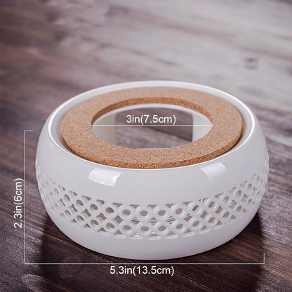 BowLift | Mini Portable Ceramic Candle Teapot Warmer