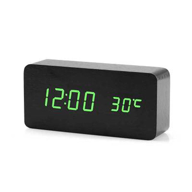 BowLift | Minimalistic Digital LED Alarm Clock with Voice Control – Sleek Design and Clear Display for Effortless Mornings