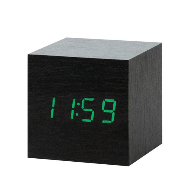BowLift | Minimalistic Digital LED Alarm Clock with Voice Control – Sleek Design and Clear Display for Effortless Mornings