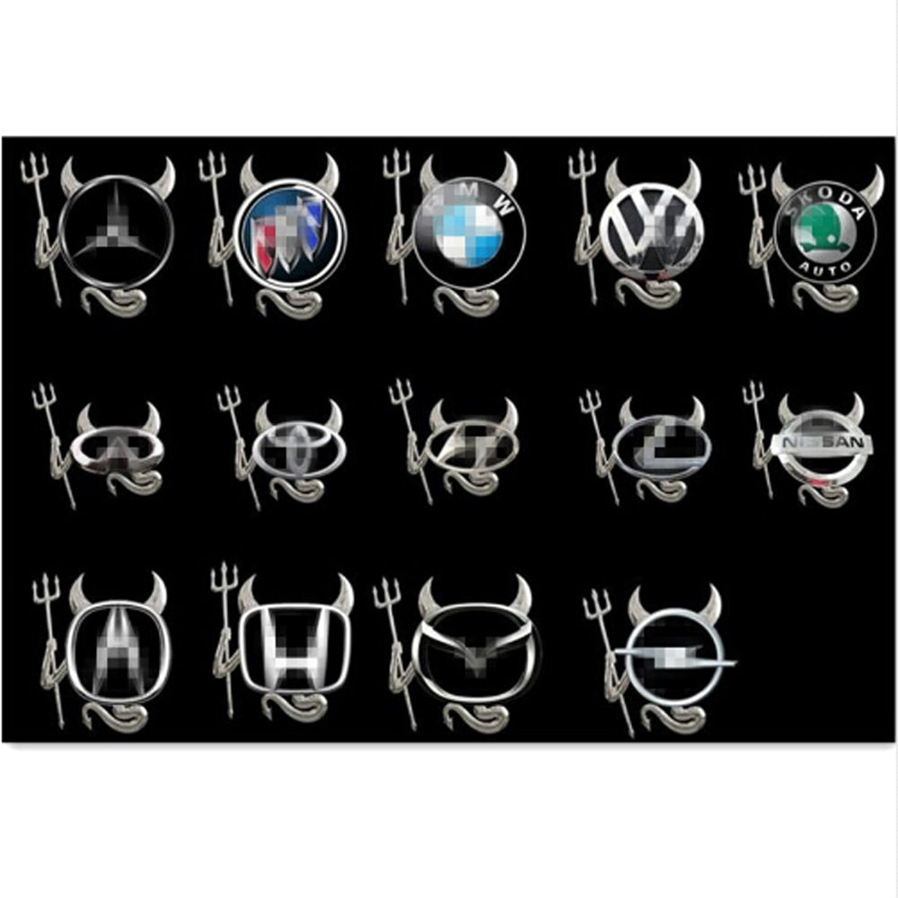 BowLift | 3D Funny Little Devil Demon Horns Sticker for Cars
