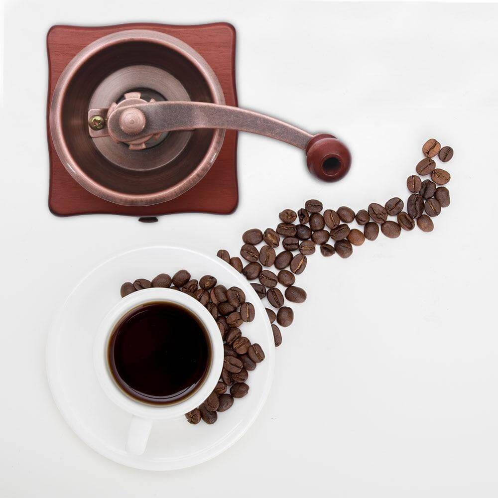 BowLift | Wooden Antique Manual Coffee Grinder