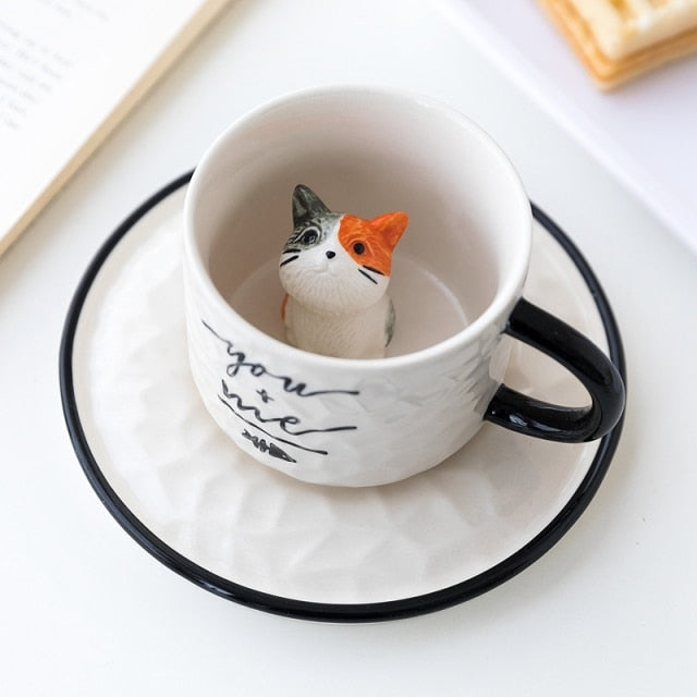 Skanto | Hidden Cat Ceramic Mug
