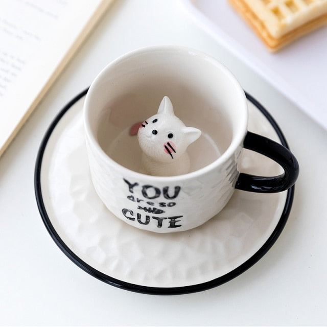 Skanto | Hidden Cat Ceramic Mug