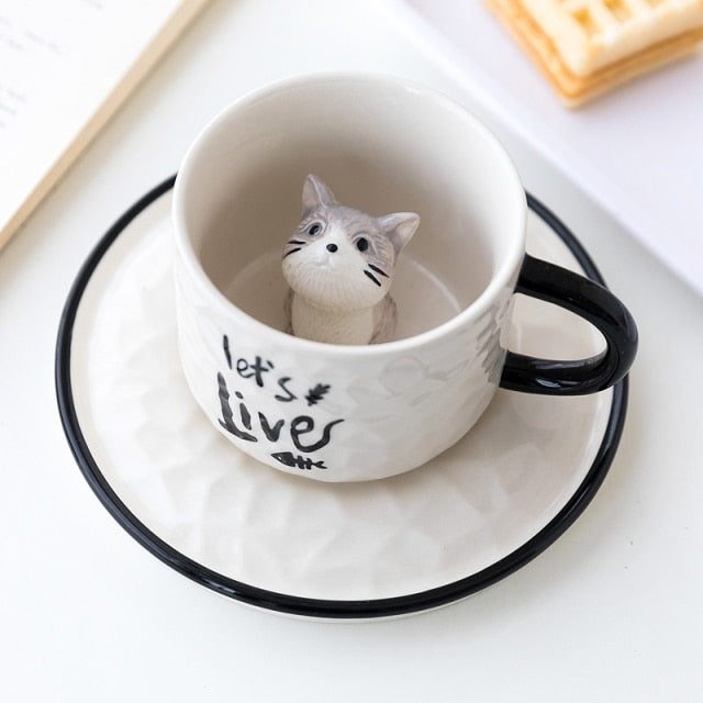 Skanto | Hidden Cat Ceramic Mug