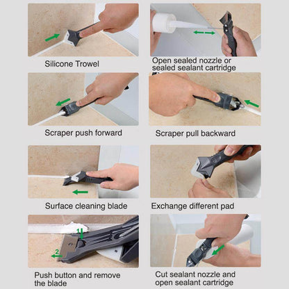 5in1 Silicone Remover Scraper Repair Tool | Karnz