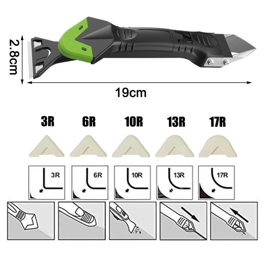 5in1 Silicone Remover Scraper Repair Tool | Karnz