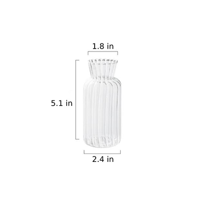 Skanto | Petal-Textured Glass Accents & Vases
