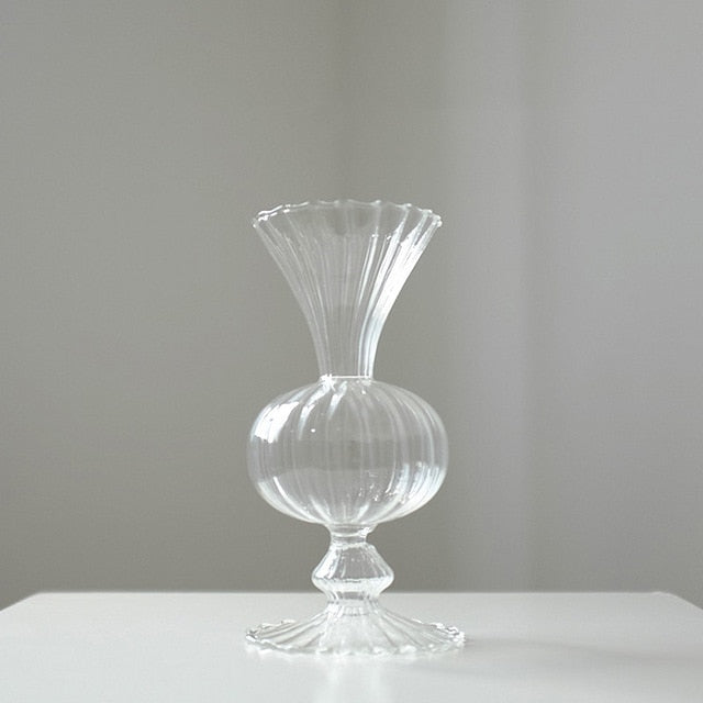Skanto | Petal-Textured Glass Accents & Vases