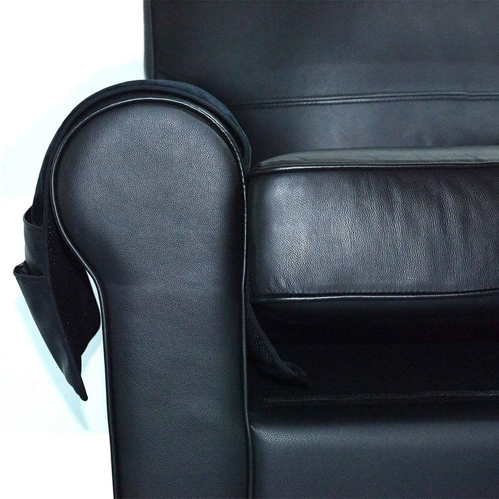 Skanto | Non-slip 5 Pocket Leather Armrest Chair Organizer