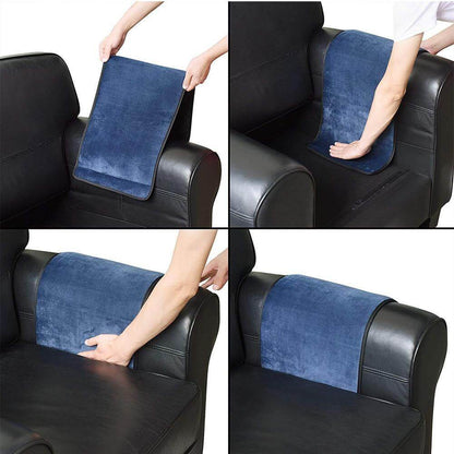 Skanto | Non-slip 5 Pocket Leather Armrest Chair Organizer