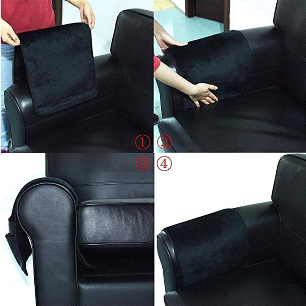 Skanto | Non-slip 5 Pocket Leather Armrest Chair Organizer