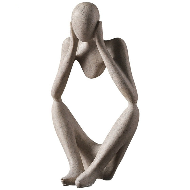 Frendorf | Nordic Abstract Unique Thinker Figurine Home Decor