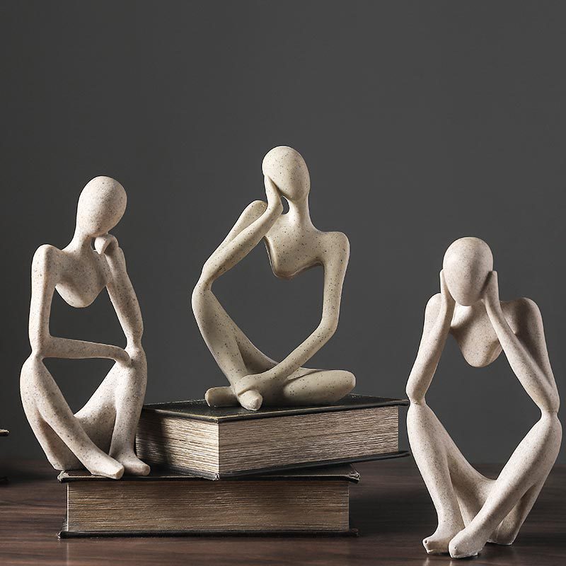 Frendorf | Nordic Abstract Unique Thinker Figurine Home Decor