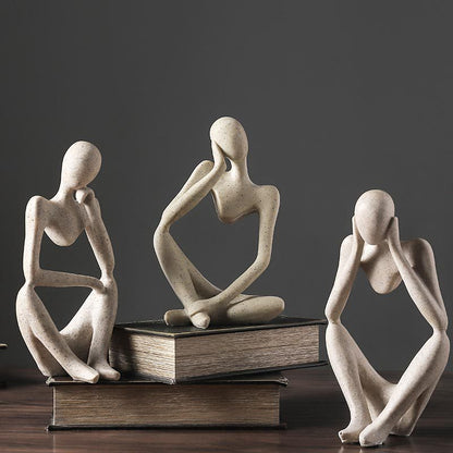 Frendorf | Nordic Abstract Unique Thinker Figurine Home Decor