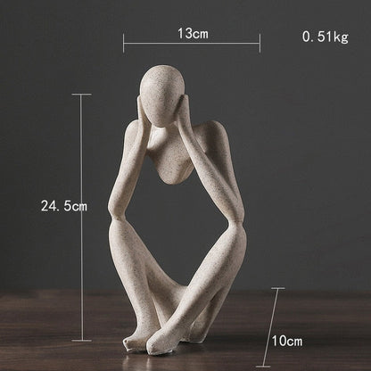 Frendorf | Nordic Abstract Unique Thinker Figurine Home Decor