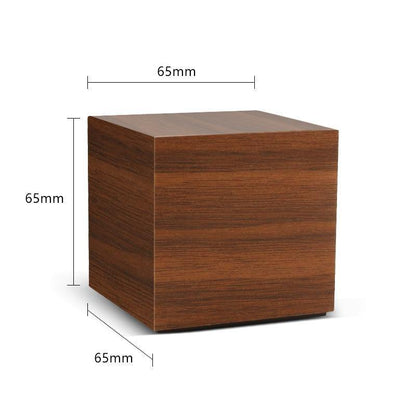 BowLift | LED Alarm Clock in Wooden Cube Form