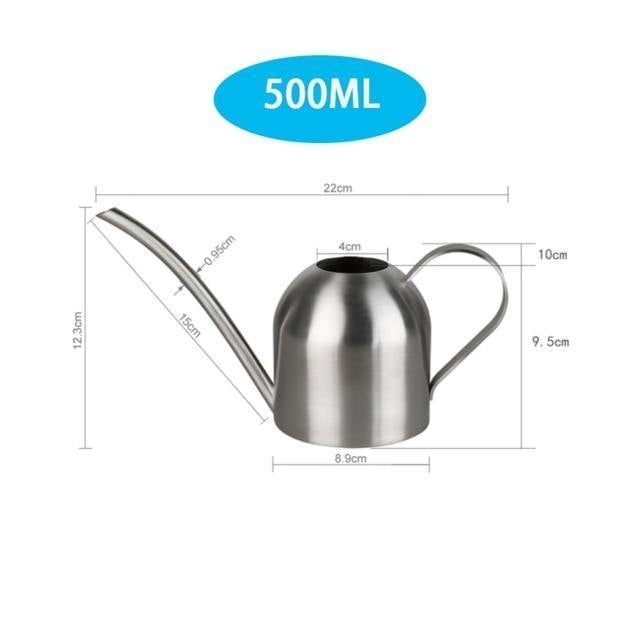 Stainless steel watering can with flexible neck | Modern design | Perfect watering | Does not rust