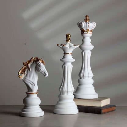 Luxury Chess Statue Home Decor | Karnz