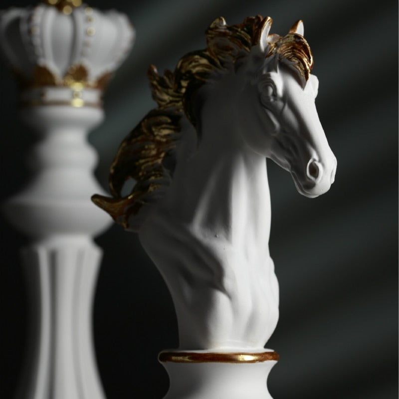 Luxury Chess Statue Home Decor | Karnz