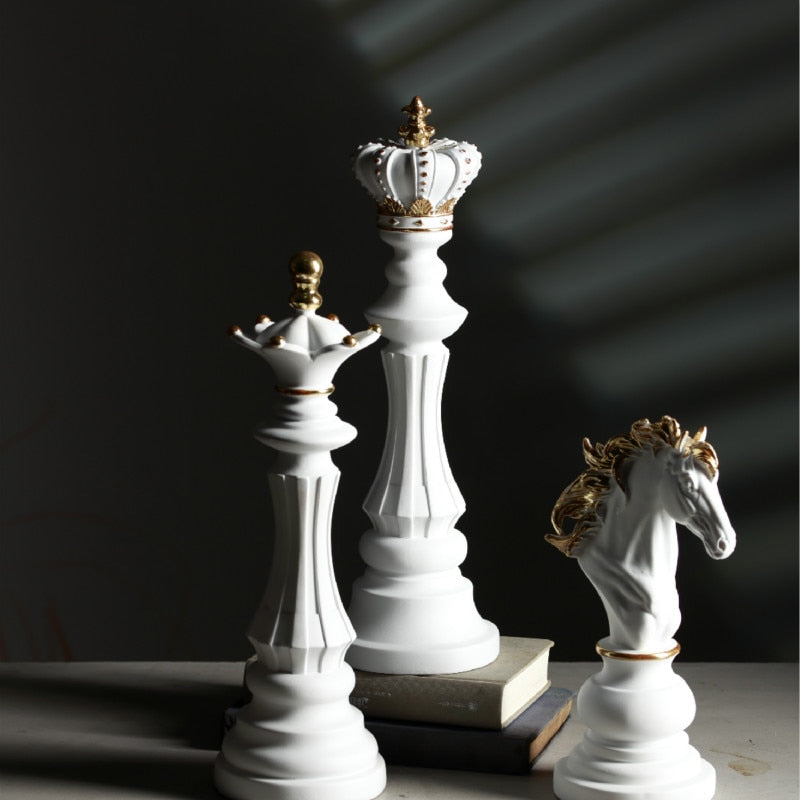 Luxury Chess Statue Home Decor | Karnz