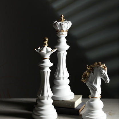 Luxury Chess Statue Home Decor | Karnz