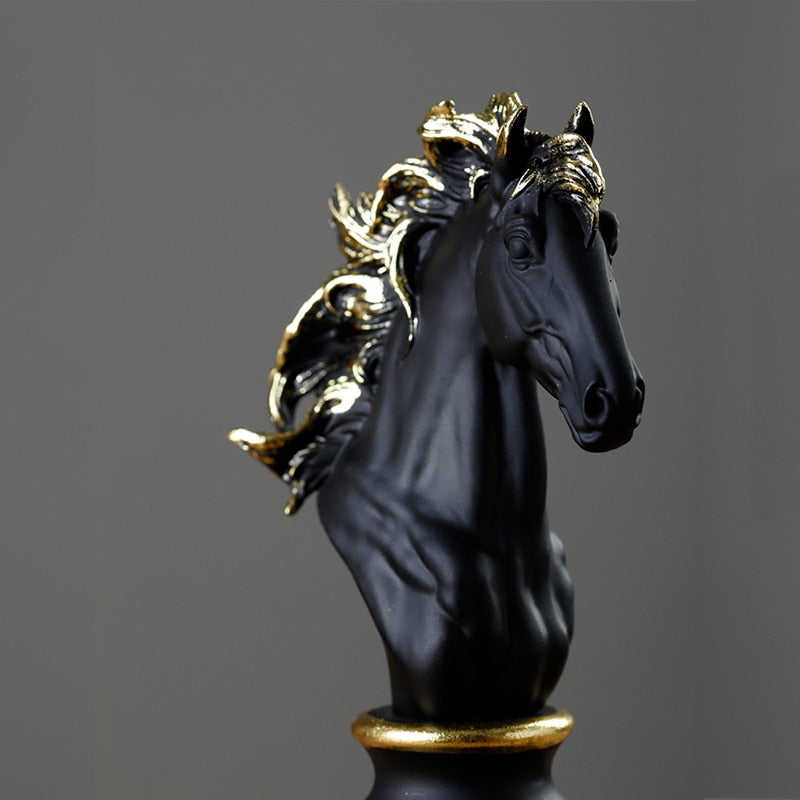 Luxury Chess Statue Home Decor | Karnz