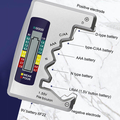Skanto | Universal LCD Battery Capacity Tester