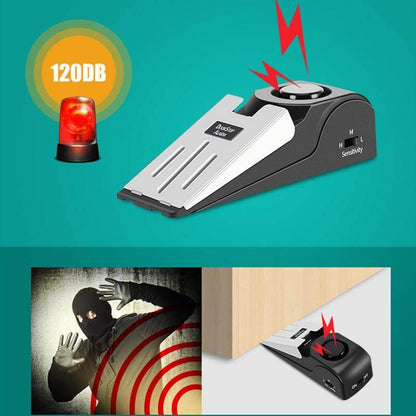 Portable wireless alarm door stopper | Brehn