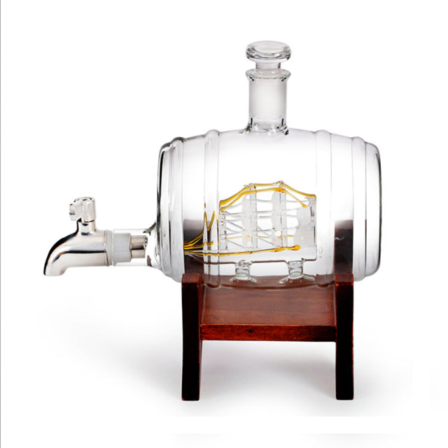 Skanto | Creative Barrel Ship Whiskey Decanter