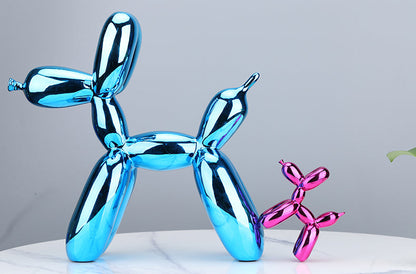 Nordic Resin Balloon Dog Figurines | Bowlift