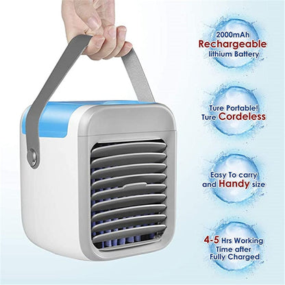 Skanto | Mini Air Cooler with Fast Ventilation, USB Rechargeable