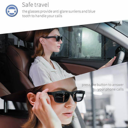 Smart Bluetooth Built-in Speaker Headset Glasses | Bowlift