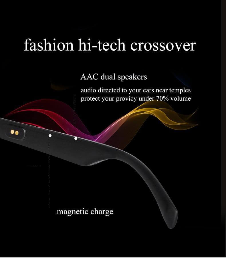 Smart Bluetooth Built-in Speaker Headset Glasses | Bowlift