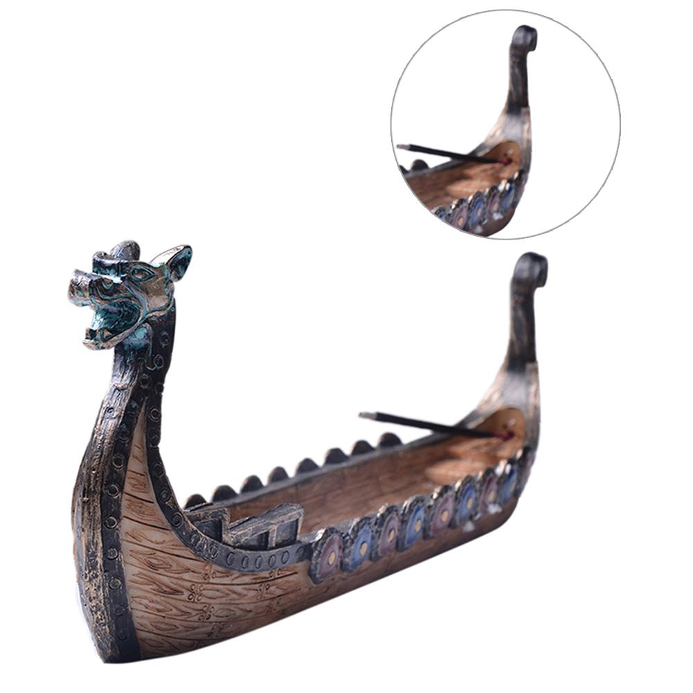 Skanto | Retro Dragon Boat Incense Holder