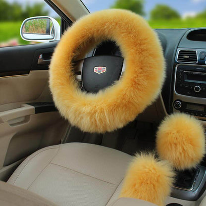 BowLift | Universal Plush Warm Steering Wheel Cover