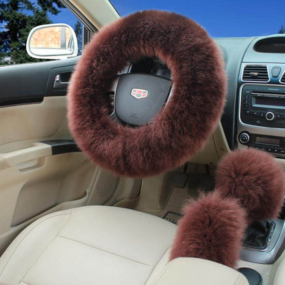 BowLift | Universal Plush Warm Steering Wheel Cover
