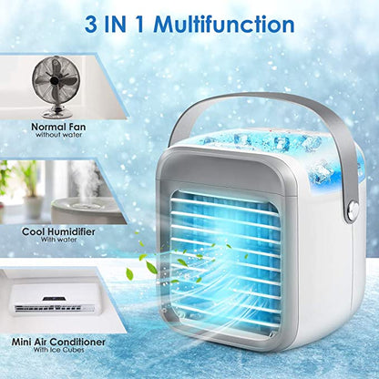Skanto | Mini Air Cooler with Fast Ventilation, USB Rechargeable