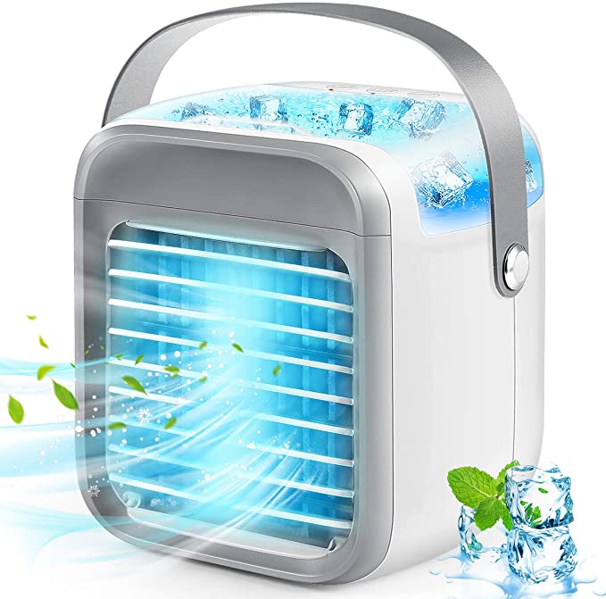 Skanto | Mini Air Cooler with Fast Ventilation, USB Rechargeable