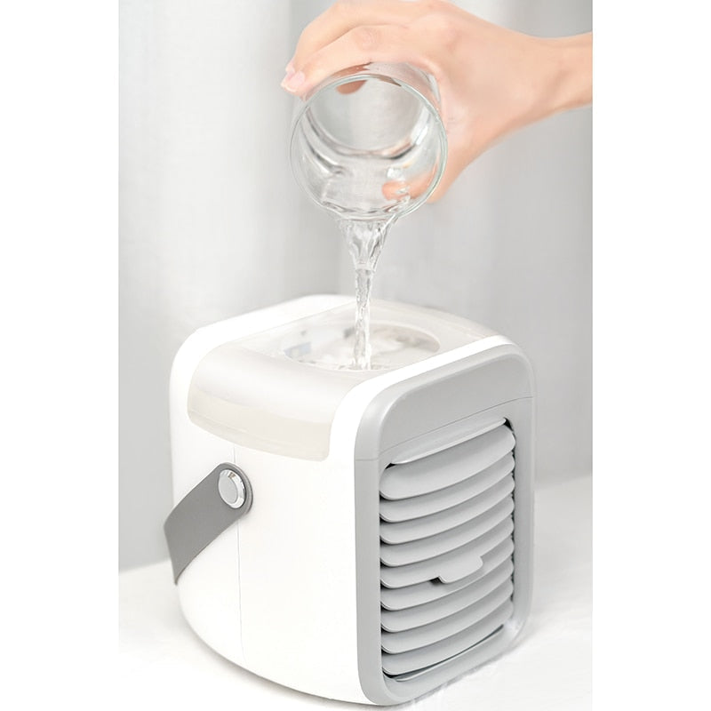 Skanto | Mini Air Cooler with Fast Ventilation, USB Rechargeable
