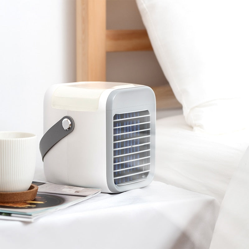 Skanto | Mini Air Cooler with Fast Ventilation, USB Rechargeable