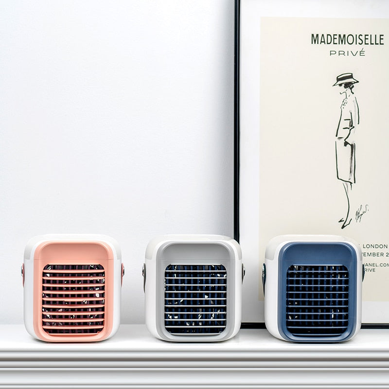Skanto | Mini Air Cooler with Fast Ventilation, USB Rechargeable