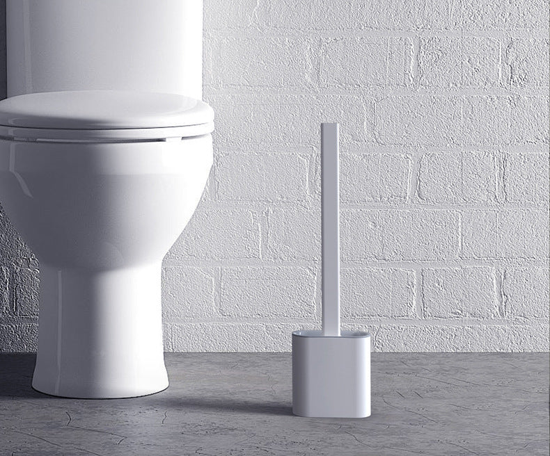 ChoreBuddy – Durable Silicone Toilet Brush Set Bowlift