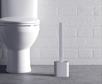 ChoreBuddy – Durable Silicone Toilet Brush Set Bowlift