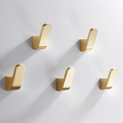 Lauren Golden Brass Clothes Wall Hooks
