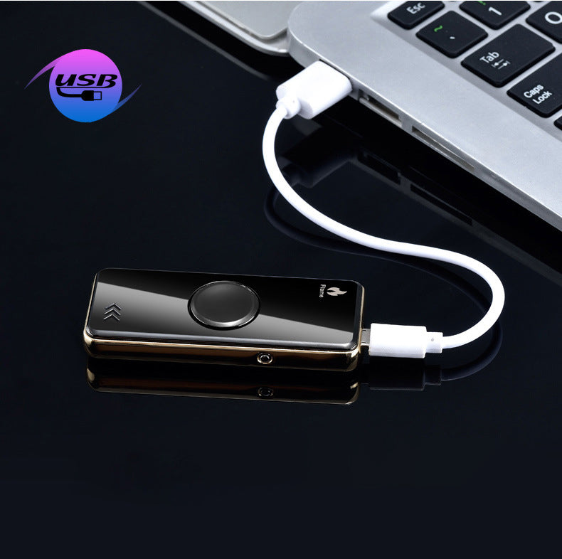 BowLift | Windproof USB Lighter Fidget Spinner