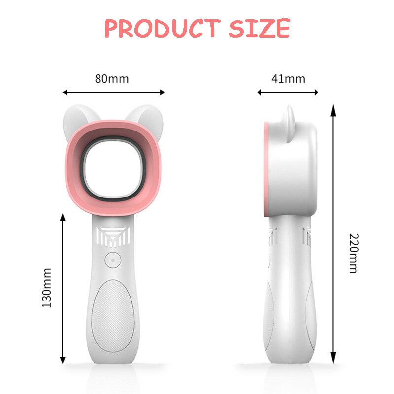 Modern rechargeable mini-cat bladeless fan | Karnz