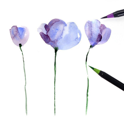 Monet - Watercolor Brush Pens (20 Piece Set) | Bowlift