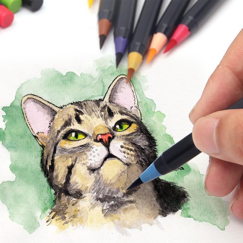 Monet - Watercolor Brush Pens (20 Piece Set) | Bowlift