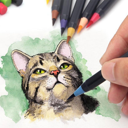 Monet - Watercolor Brush Pens (20 Piece Set) | Bowlift